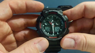 CASIO G SHOCK MANUAL AJUSTE FECHA Y HORA Y FUNCIONES EN ESPAÑOL UNBOXING