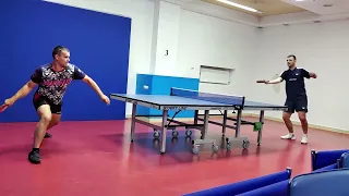 Вариабельный  теннис Рублюсь с Саней ( АНАЛИЗ)