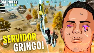 O DIA QUE EU JOGUEI NO SERVIDOR EUROPEU [TROPA DO BRASIL]  CALL OF DUTY MOBILE BATTLE ROYALE