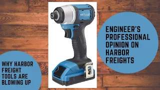 Harbor Freight Hercules 20V Impact Driver AMAZING Value or NO? ENGINEER EXPLAINS Why Tools Exploding