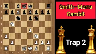 Smith-Morra Gambit: Trap 2 | Queen trap | Chess Opening traps