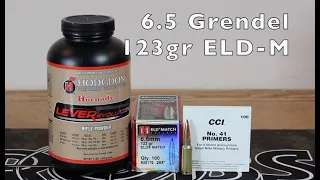 6 5 Grendel LEVERevolution, 123gr ELD-m