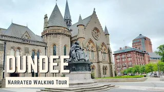 DUNDEE | 4K Narrated Walking Tour | Let's Walk 2021