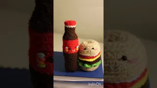 Crochet burger#shorts #crochet #pakcreativechannel