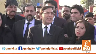 Chairman PTI Gohar Khan Important Media Talk Outside Adila Jail after meeting Imran Khan