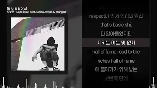 도넛맨 - Dope (Feat. Simba Zawadi & Young B)ㅣ Lyrics / 가사