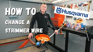 How To Refill a HUSQVARNA Nylon Strimmer Head String