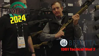 SHOT SHOW 2024 | ALL NEW Beretta 1301 Mod2 with Chisel and KICK-EEZ
