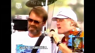 Glen Campbell at Beach Boys 25 in Hawaii LIVE 1986! w Dick Clark intro on American Bandstand  '65