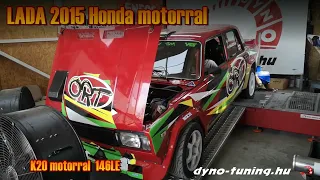 dyno-tuning.hu - Lada 2105 Honda K20 motorral