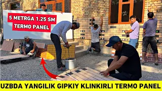 SUVOQ KERAKMAS 1 KUNDA UY BITADI 5 TASI 1 DA TERMO PANEL+GIPKIY KLINKIR