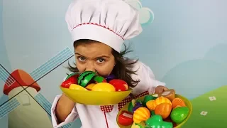 Learn Fruits and Vegetables with Emily and toys for kids Video for toddlers