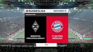 FIFA 22 | Borussia Mönchengladbach vs FC Bayern München - Borussia-Park | Gameplay