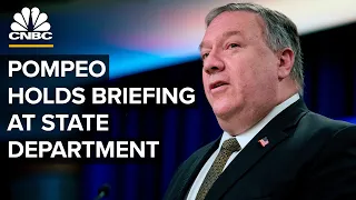 Secretary Mike Pompeo delivers remarks at the State Department — 8/5/2020