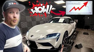 I DYNO Tested a Toyota Supra A90 & The Stock Power is SHOCKING!