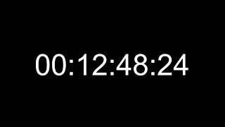 5 Hour Timer - 5 Hour Counter - 5 Hour Timecode