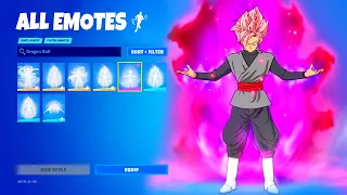 All Dragon Ball Transformation Emotes in Fortnite (2022 - may 2023 Extended)