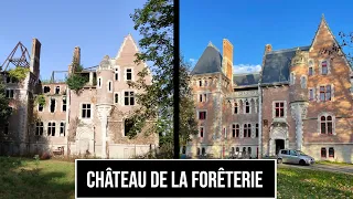 ABANDONED CHATEAU REBUILD Before and after - Chateau de la Foreterie