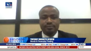 Business Morning: Bonds And T-Bills Market Update 24/08/16