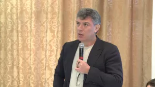 Борис Немцов: последняя съемка в Ярославле