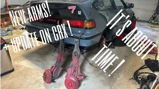 EP.4 OF PROJECT CRX! REAR DISC CONVERSION + STAINLESS STEEL BRAKE LINES !
