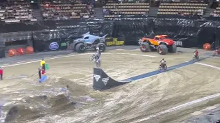 Subscribe for more please, Monster jam motorbike stunts #monsterjam #motobike #stunts