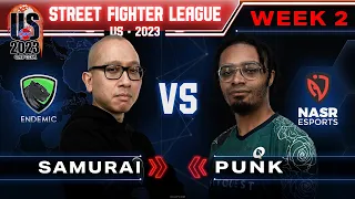 Samurai (Luke) vs. Punk (Cammy) - Bo5 - Street Fighter League Pro-US 2023 Week 2