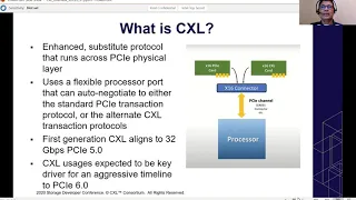 SDC2020: Understanding Compute Express Link: A Cache-coherent Interconnect