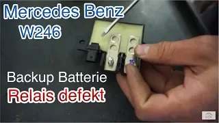 Mercedes Benz |Backup Batterie Relais| Backup Batterie Fehler und Distronic Plus ohne Funktion.