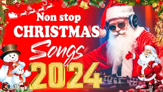 Non stop Christmas Songs Medley 2024 🎅 Top Best Christmas Songs 2024 🎄 🎁 Playlists with lyrics