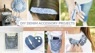 7 DIY Denim Accessories to Repurpose Your Old Jeans