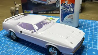 1971 Revell Ford Mustang Boss 351 - SME White Glue Review