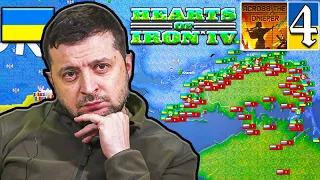 THE UKRAINE STALEMATE! Hearts of Iron 4: Across The Dnieper Mod: Ukraine Campaign Gameplay #4