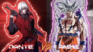 Dante vs anime #shorts #short #edit #anime #gaming #devilmaycry5 #onepiece #naruto #dragonball #game