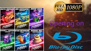 Opening to Turbo 2013 Blu ray (FULL HD)