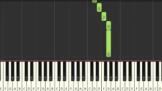 Up Where We Belong from An Officer And A Gentleman Joe Cocker  [Easy ] (Synthesia) Right Hand Only