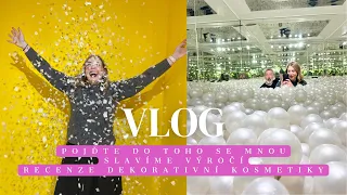 VLOG 15 | pojďte do toho se mnou, slavíme výročí, recenze dekorativní kosmetiky