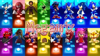 Sonic Origins VS Sonic exe VS Peppa pig Monster VS Sonic VS Others || Megamix || Tileshop EDM Rush