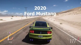 Ford Mustang evolution in Forza Horizon 5
