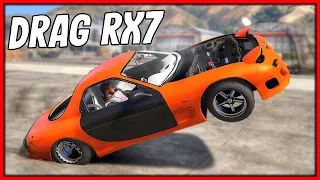 GTA 5 Roleplay - DRAG RX-7 INSANE WHEELIES | RedlineRP #906