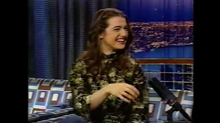 Rachel Weisz on Late Night November 9, 2001