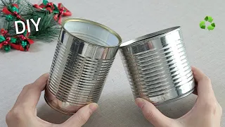 SUPERB ! You won't throw Tin Cans in the trash once you know this idea. Amazing recycle - DIY Gifts