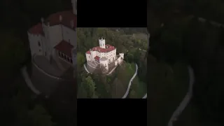 Trakošćan #castle near #zagreb in #croatia #most #romantic and #fairytales #site #daily #tour #fyp