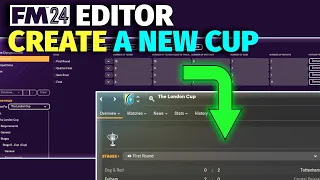 How To Add A NEW Cup in Football Manager Editor #fm24