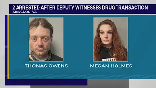 Sheriff's Office: 2 arrested after Washington County, Va. deputy sees 'hand-to-hand drug transaction