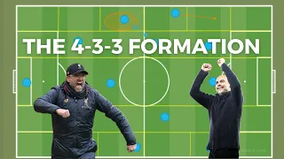 4-3-3 Formation tactics Explained |How Pep Guardiola Jurgen Klopp have revolutionalized this tactic