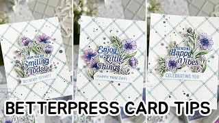Betterpress Card Tips (Pinkfresh Studio February 2024 Release)