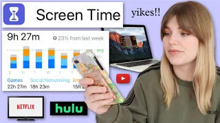 My Screen Time is Out of Control (addicted to my phone?)