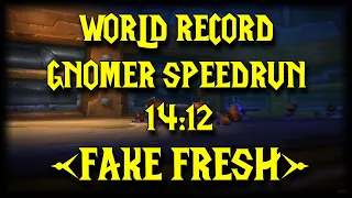 WORLD RECORD Gnomer Speedrun(Tank PoV) - 14:12 - Guild: Fake Fresh