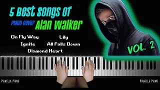 BEST SONGS OF ALAN WALKER VOL. 2 | Piano Cover by Pianella Piano